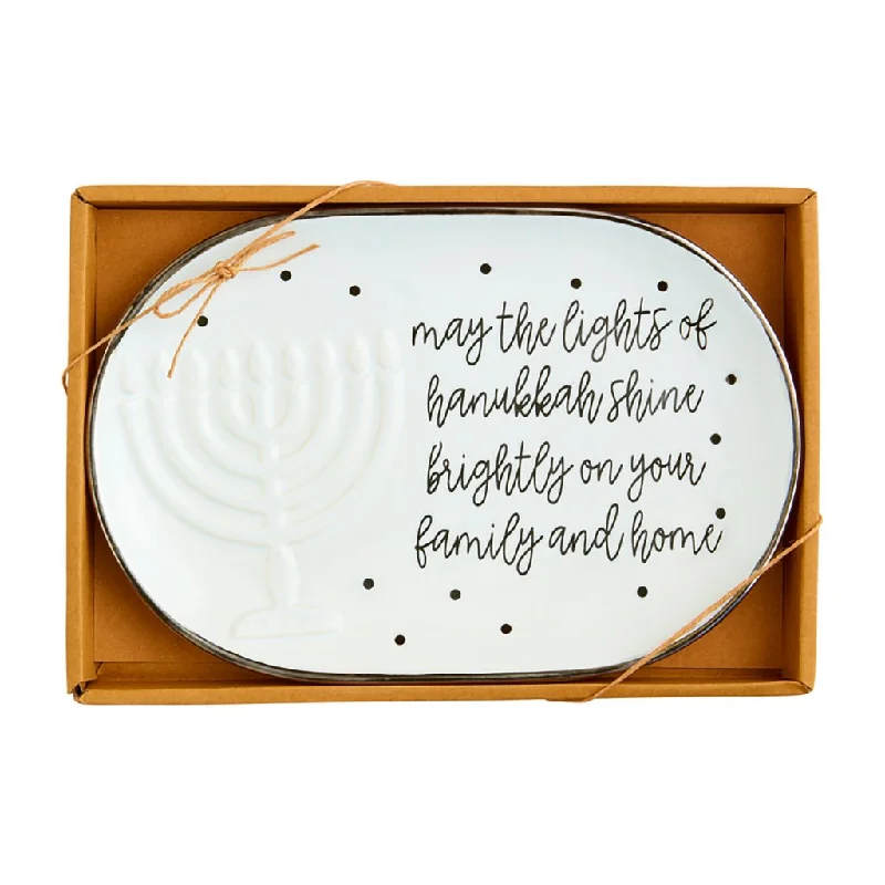 Mud Pie : Hanukkah Sentiment Plate