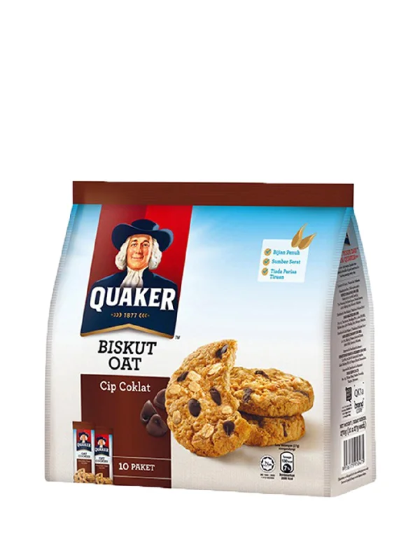 QUAKER OAT COOKIES CHOCOLATE CHIPS 270GM