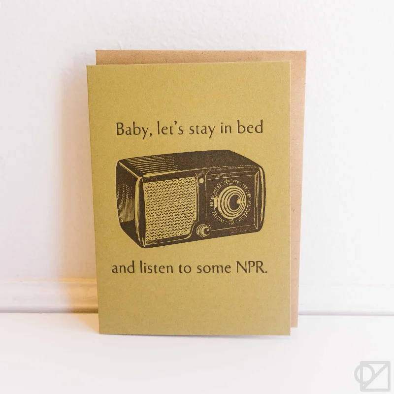 NPR Love Greeting Card