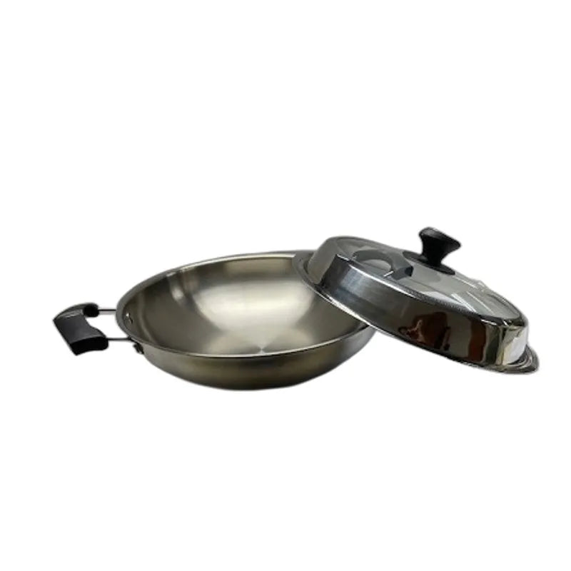 ezCook 3-Layer S/Steel Chinese Wok IH 32cm