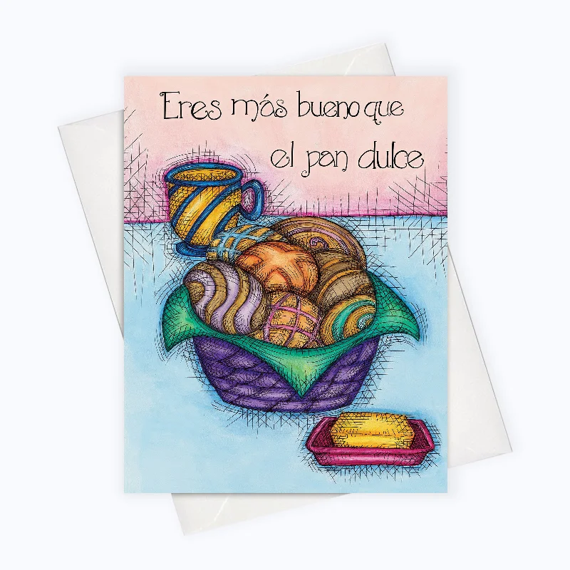 SPANISH CARD | Pan Dulce Card | Sweet Spanish Card | Español Celebration | Tarjeta en Español | Spanish Greeting Card | Latinx Card