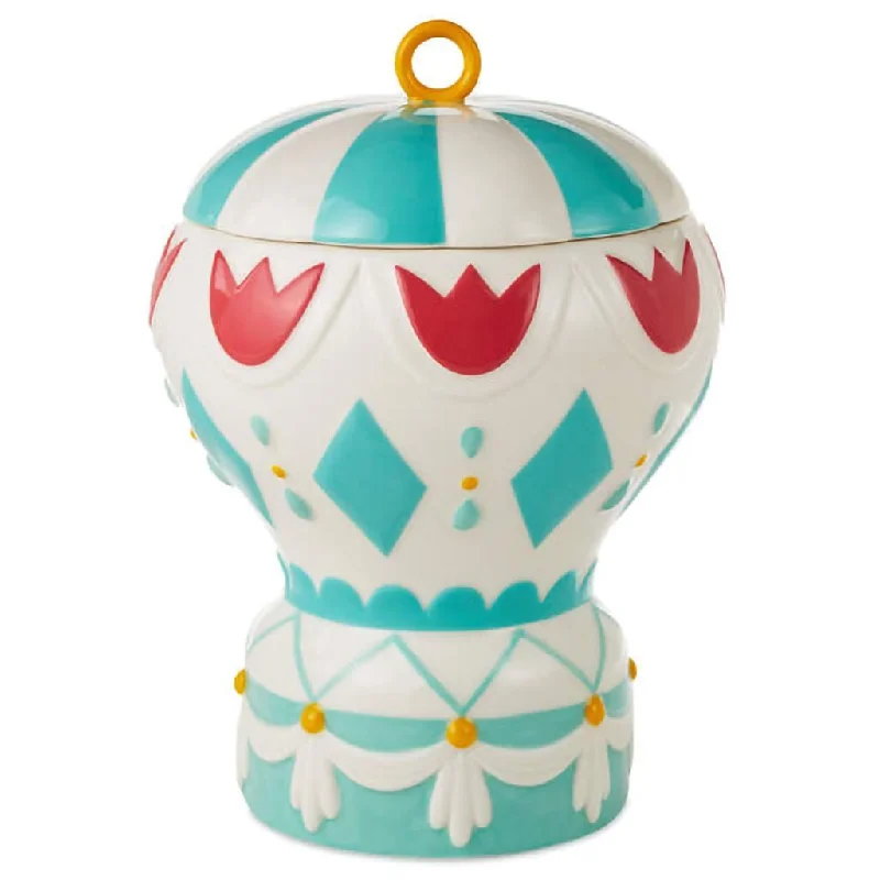 Hallmark : Disney It's a Small World Hot Air Balloon Cookie Jar With Sound