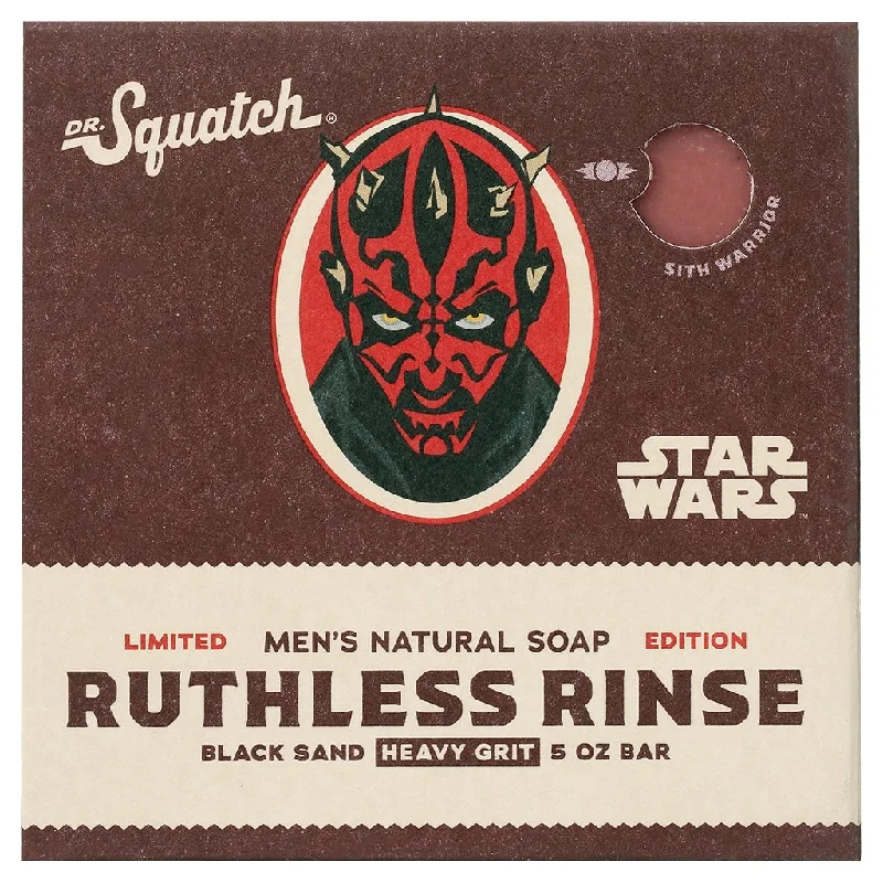 Dr. Squatch : Star Wars - Ruthless Rinse - 5oz Bar Soap