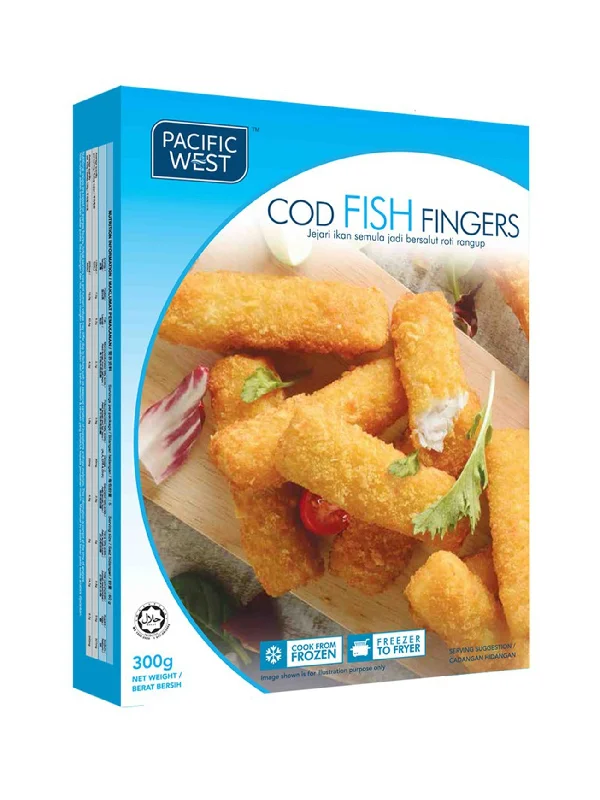 PACIFIC WEST COD FISH FINGER 300GM