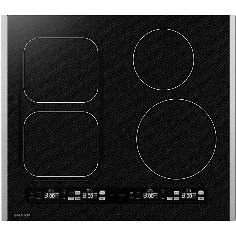 Sharp 24-inch Built-in Induction Cooktop SCH2443GBSP