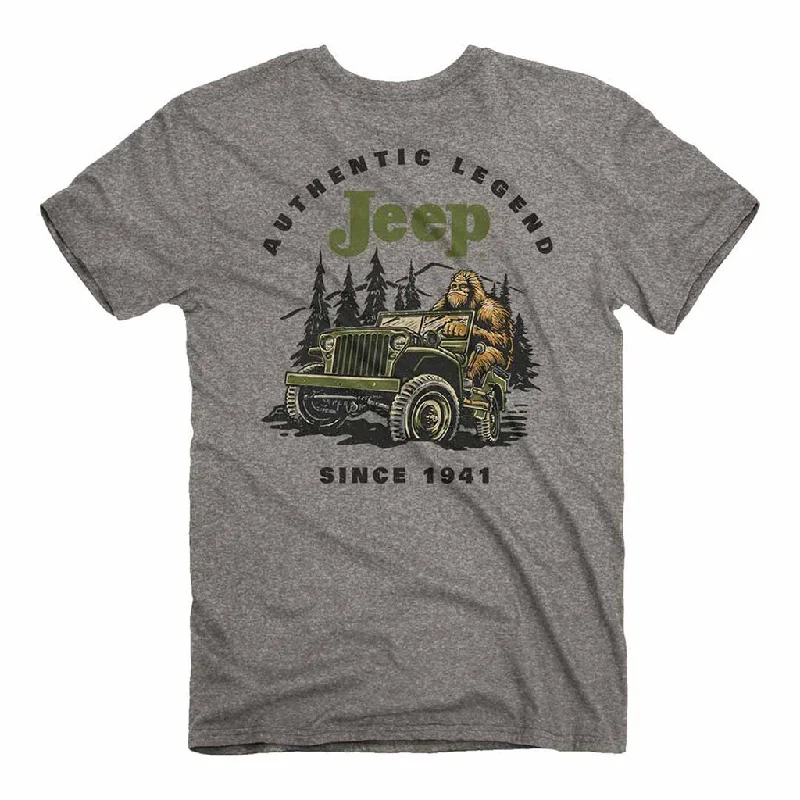 Jeep® : Sasquatch Legend T-Shirt in Heather Grey