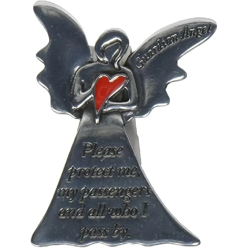 Cathedral Art : Protect Me Angel Visor Clip