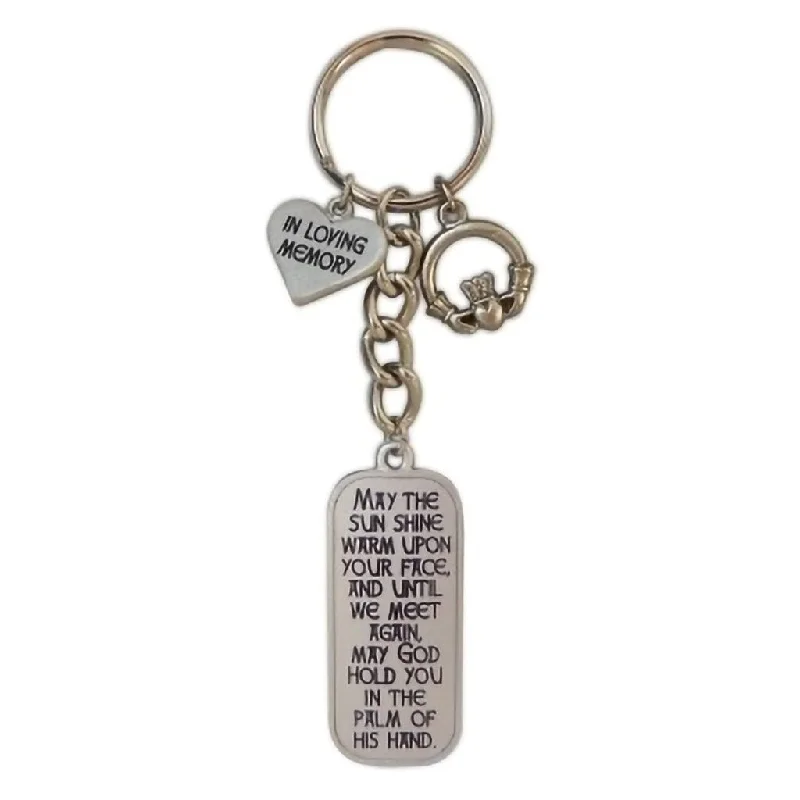 Cathedral Art : In Loving Memory Irish  Heart Key Ring