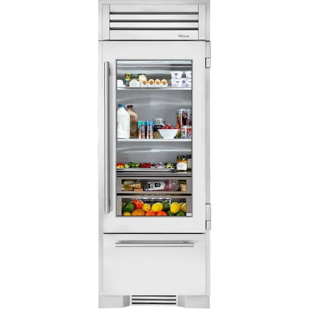 True Residential 30-inch, 18.1 cu. ft. Built-in Bottom Freezer Refrigerator with Ice Maker TR-30RBF-R-SG-A