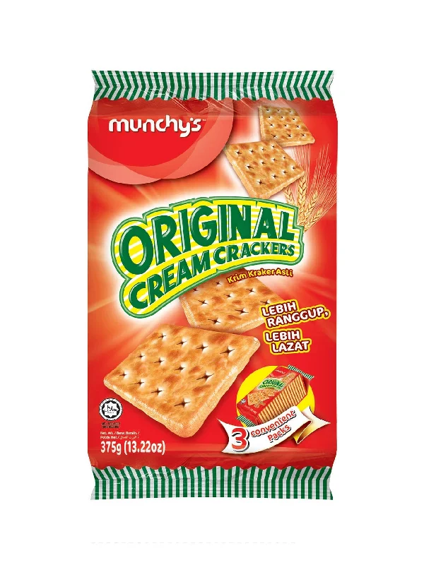 MUNCHYS ORIGINAL CREAM CRACKERS 375G