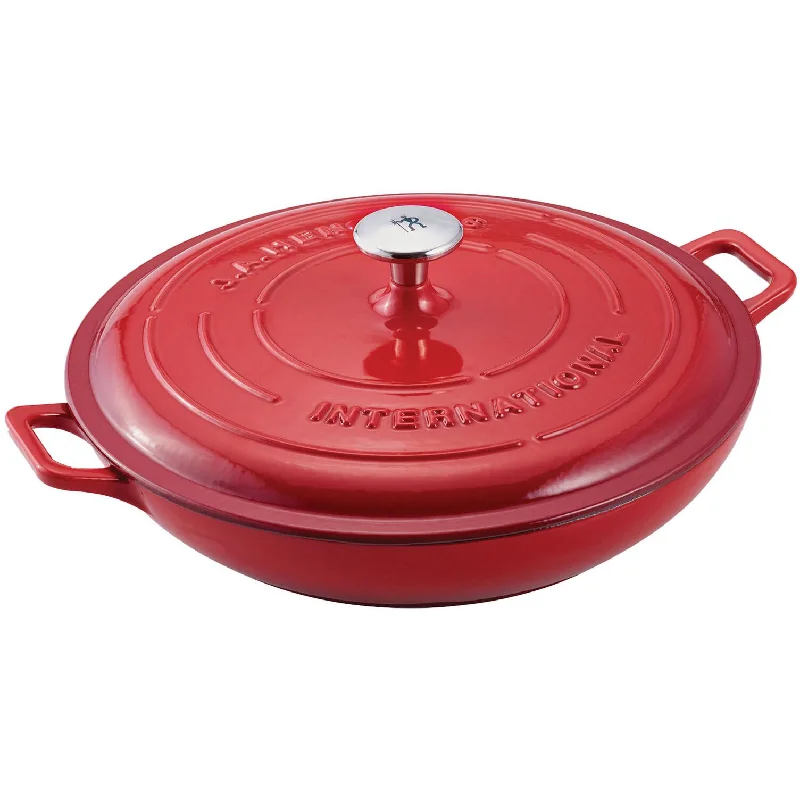 Henckels 3.5L Cast Iron Enamel Braiser with Lid 13141-310