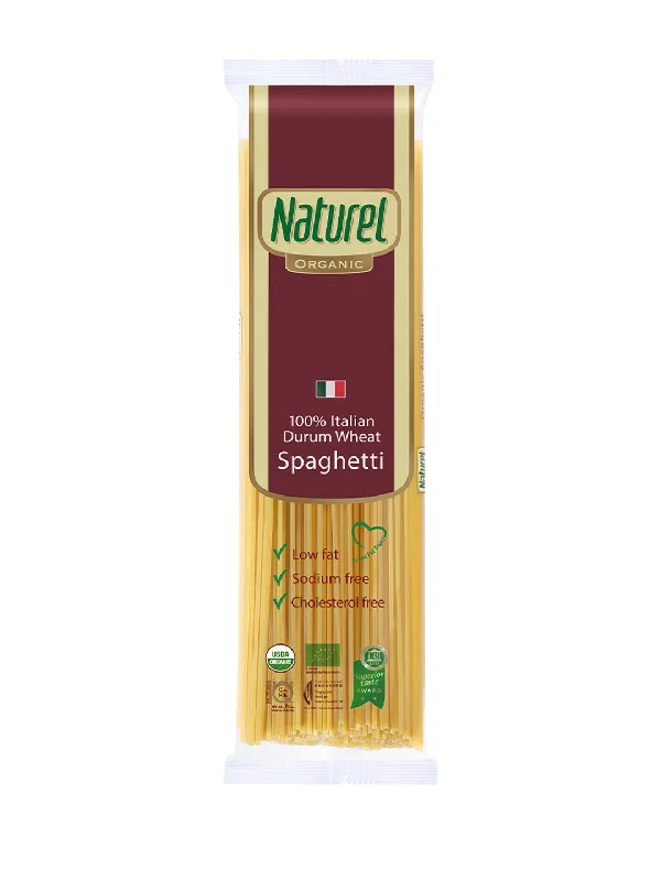 NATUREL ORGANIC SPHAGHETTI 500GM