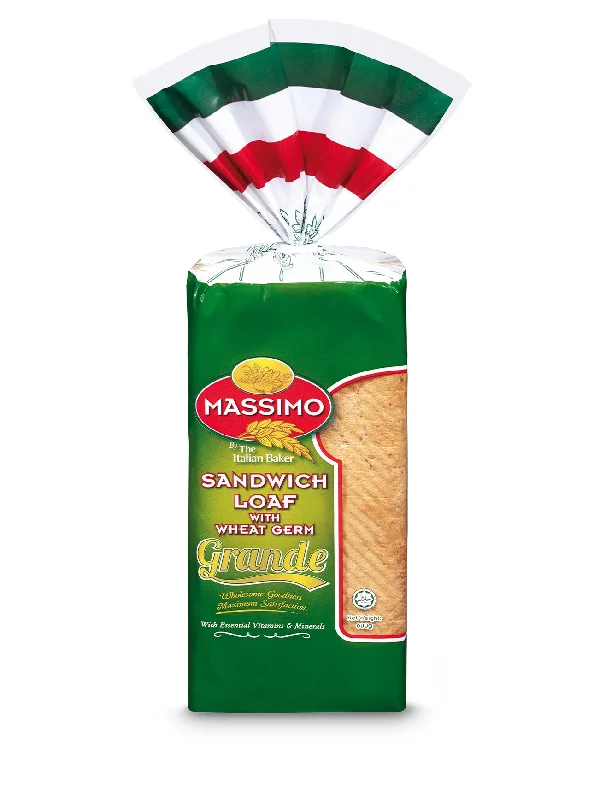 MASSIMO SANDWICH LOAF W.WHEAT GERM 600G