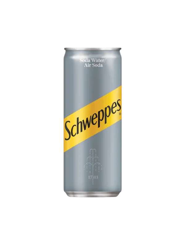 SCHWEPPES SODA WATER 320ML