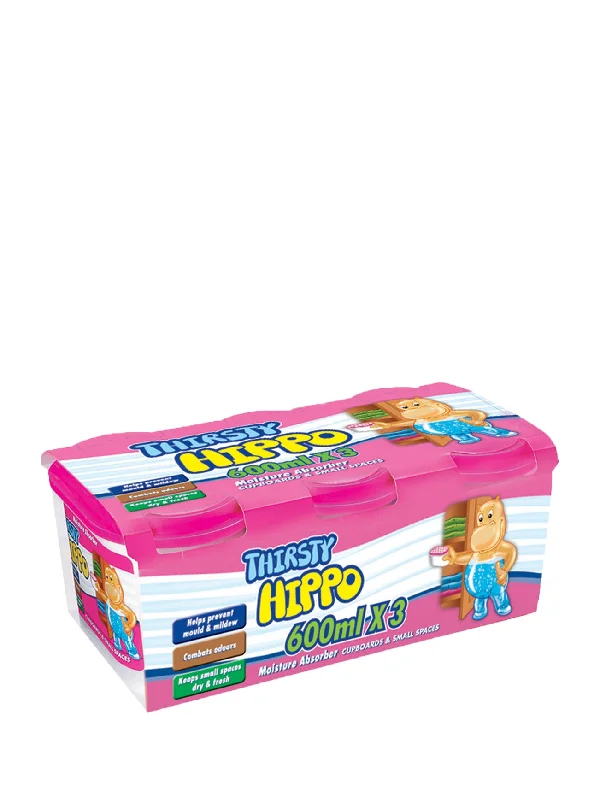 THIRSTY HIPPO 3X600ML