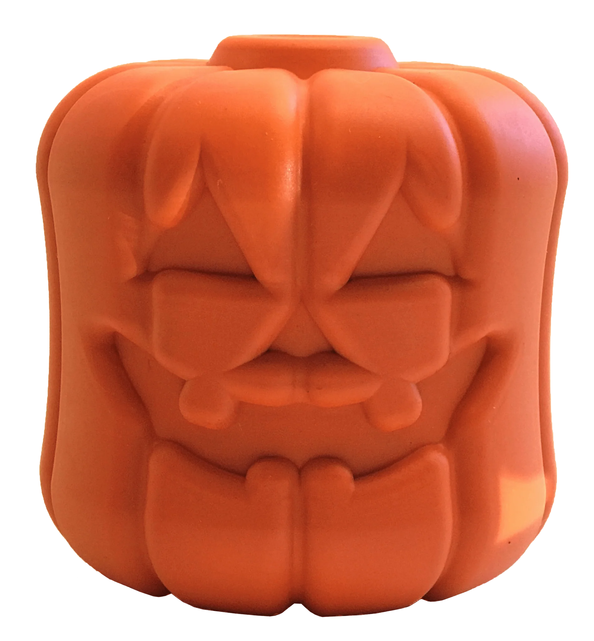 Jack O' Lantern Durable Rubber Chew Toy & Treat Dispenser