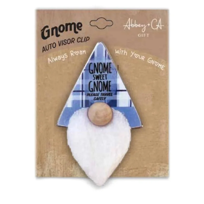 Cathedral Art : Gnome Sweet Gnome Visor Clip