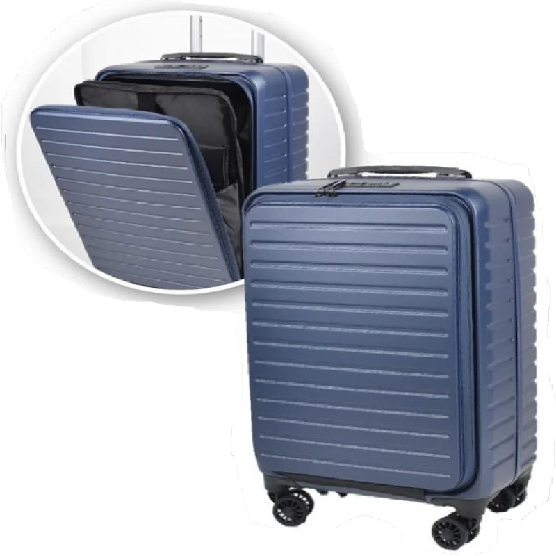 RIMOR Front Open Luggage Navy Blue 20" & 24"