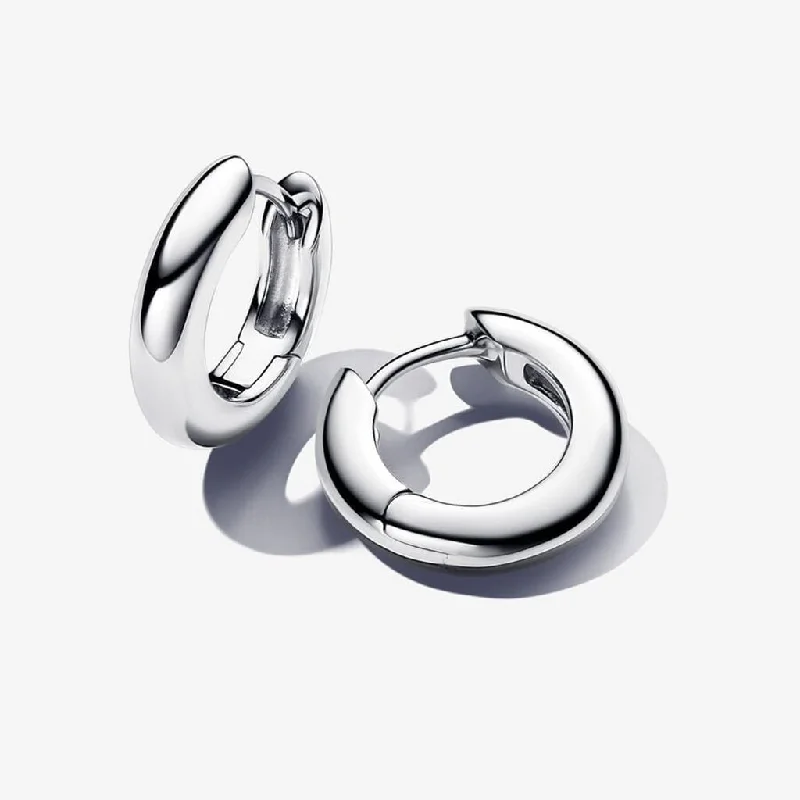 PANDORA :  Essence- Round Hoop Earrings