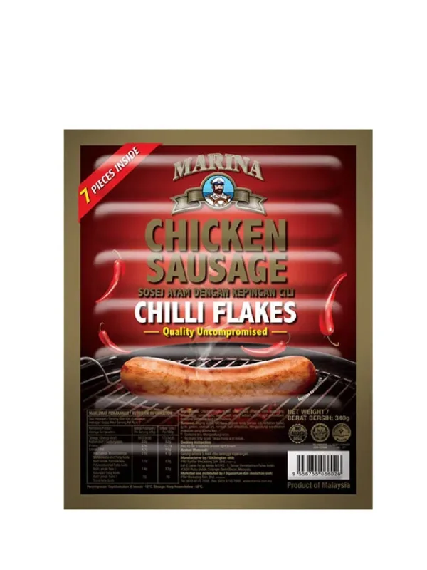 MARINA CHICKEN SAUSAGE CHILLI FLAKES 340GM