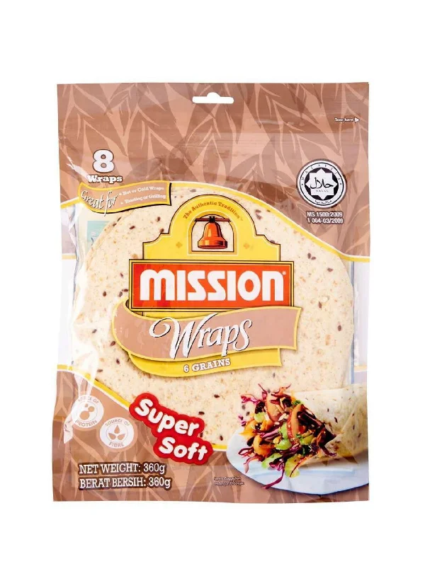 MISSION WRAPS 6 GRAINS 8'S 360G