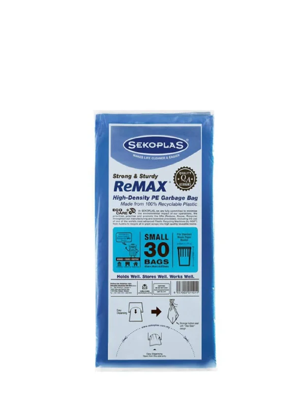 SEKOPLAS GARBAGE BAGS S-47X54CM 30'S