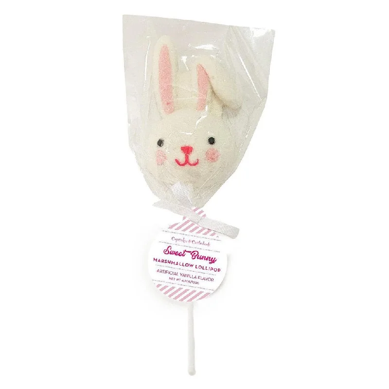 Two's Company : Vanilla Flavor Easter Bunny Marshmallow Lollipop