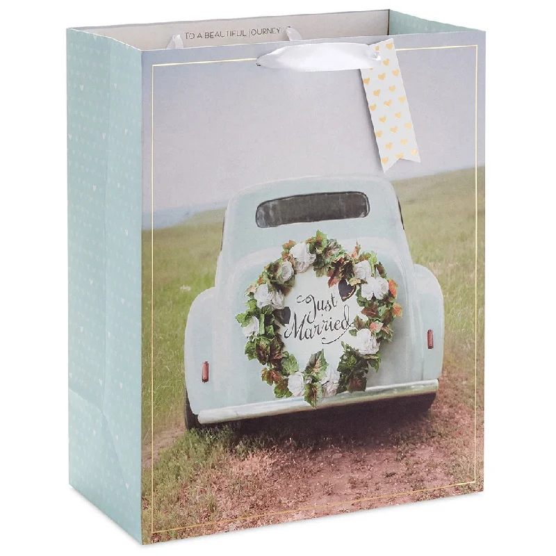 Hallmark : 13" Just Married Large Wedding Gift Bag