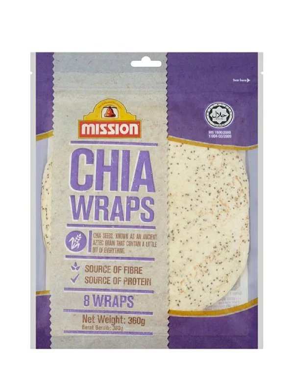 MISSION CHIA WRAPS 360G