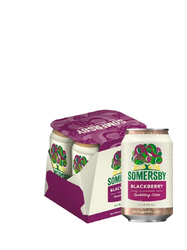 SOMERSBY BLACK BERRY CAN 4*320ML