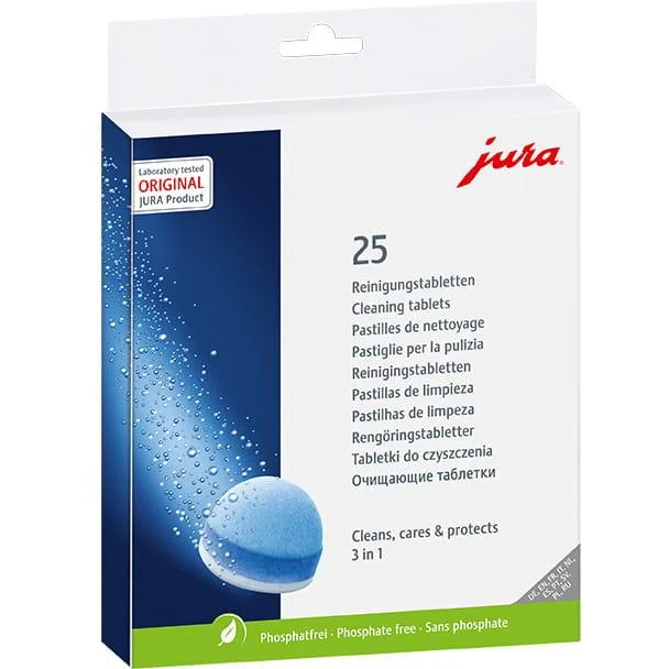 Jura 3-Phase-Cleaning Tablets (25) 25053