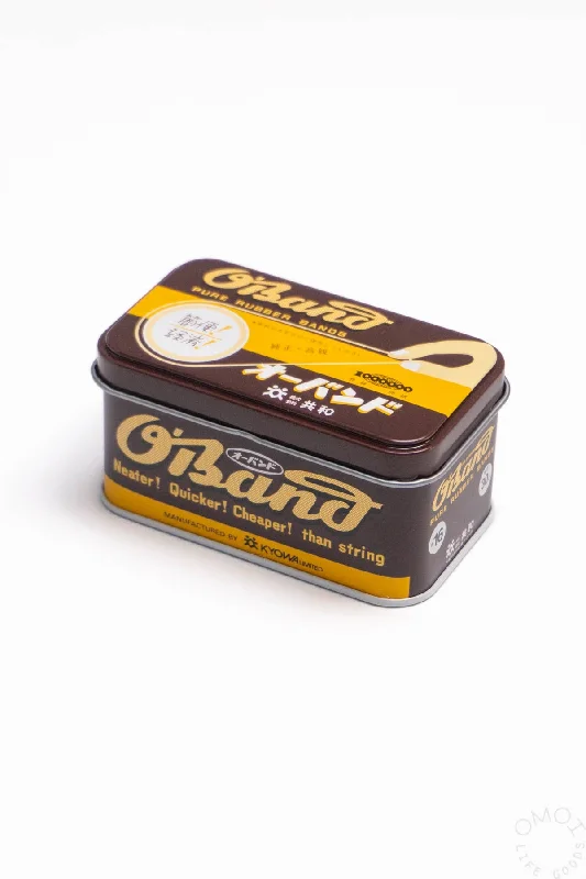 O'BAND Classic Natural Rubber Bands Tin