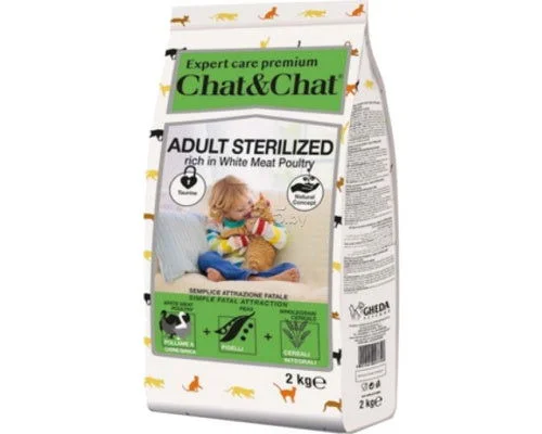 Chat&Chat Care Adult Sterilised Cat Dry Food 2kg