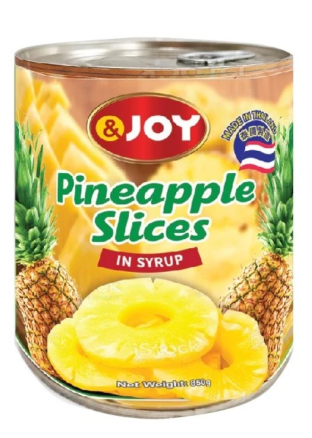 & JOY Pineapple Sliced In Syrup 850g (Bundle of 2)