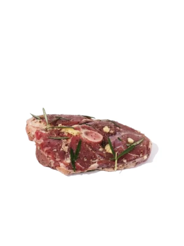 NZ/AUST LAMB LEG STEAK MARINATED (+/-700G)