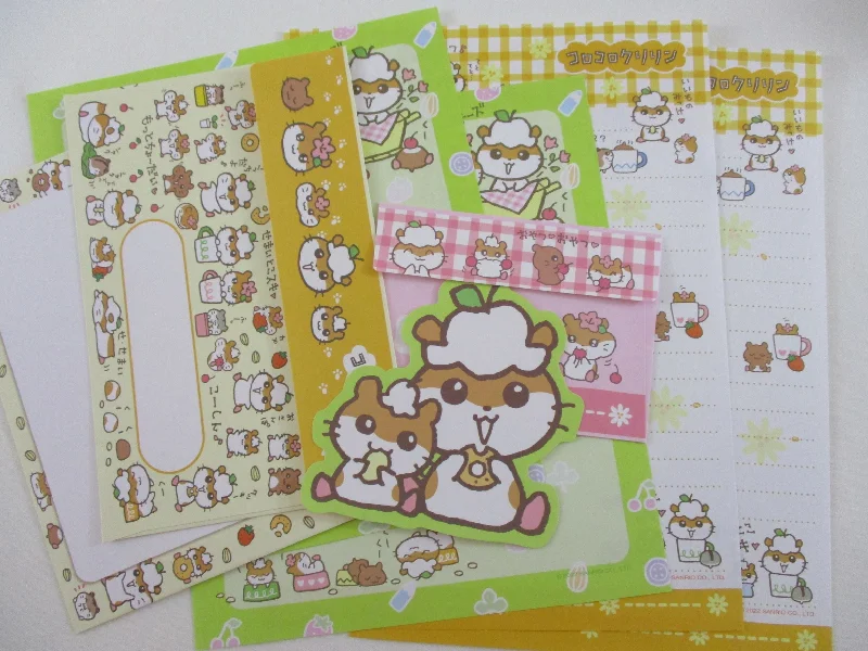 Cute Kawaii Corocorokuririn Hamster Letter Sets - Writing Paper Envelope Stationery