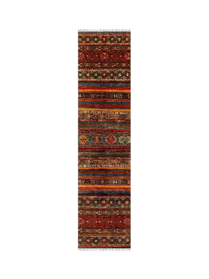 Gooch Oriental Khurjeen Runner Rug, Multi, L301 x W81 cm