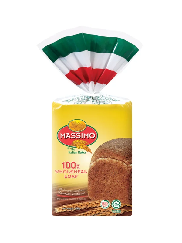 MASSIMO 100 WHOLEMEAL LOAF 400G