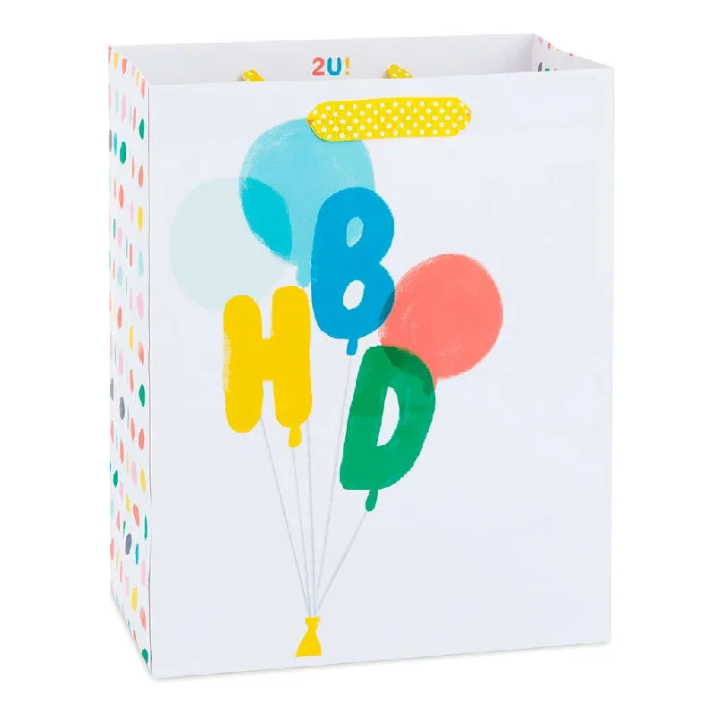 Hallmark : 9.6" Happy Birthday Balloons Medium Gift Bag