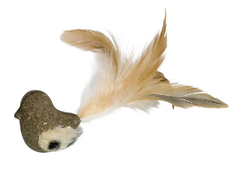 66926 NOBBY Catnip bird with plush & feathers  5 cm / 17 cm