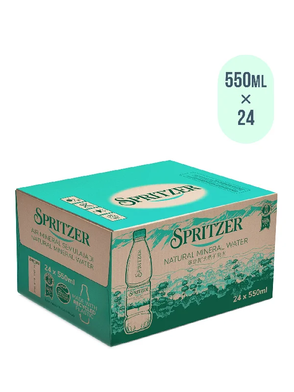 SPRITZER MINERAL WATER 24X550ML