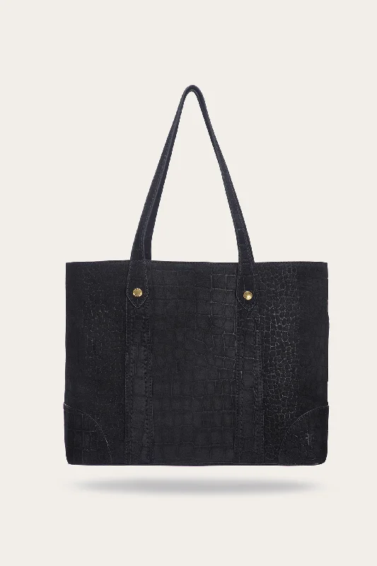 Melissa Sueded Croco Shopper