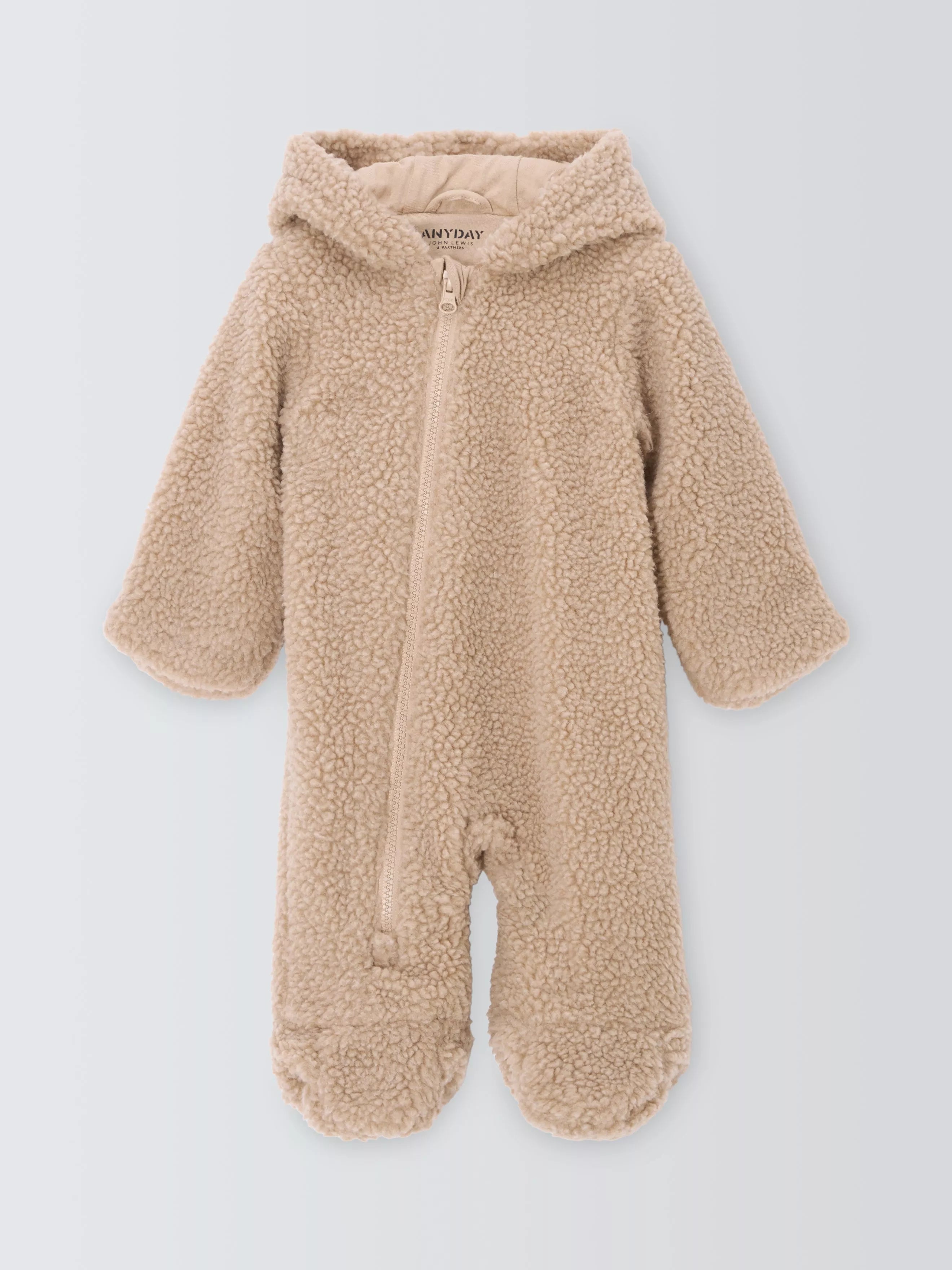 John Lewis ANYDAY Baby Borg Pramsuit