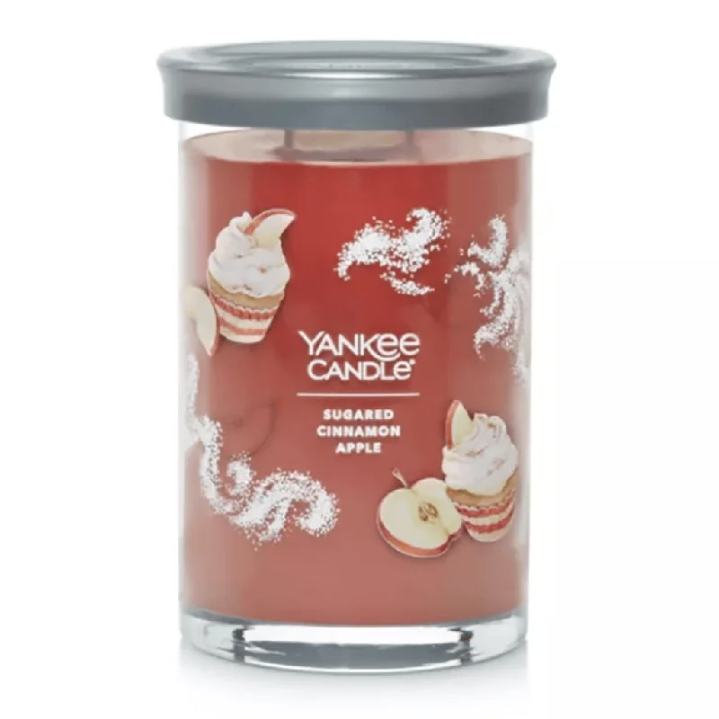 Yankee Candle : Signature Large Tumbler Candle in Sugared Cinnamon Apple