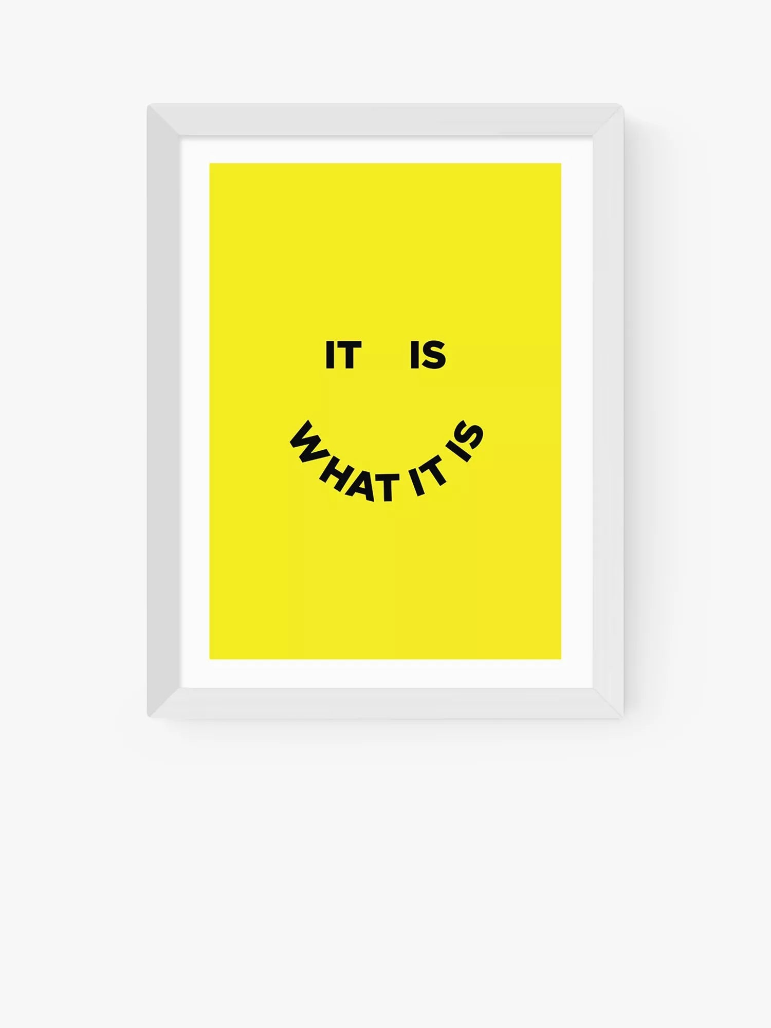 EAST END PRINTS Julia Walck 'It Is What It Is' Framed Print