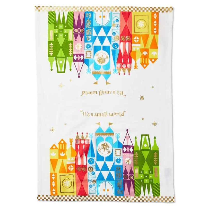 Hallmark : Disney It's a Small World Tea Towel, 18x26