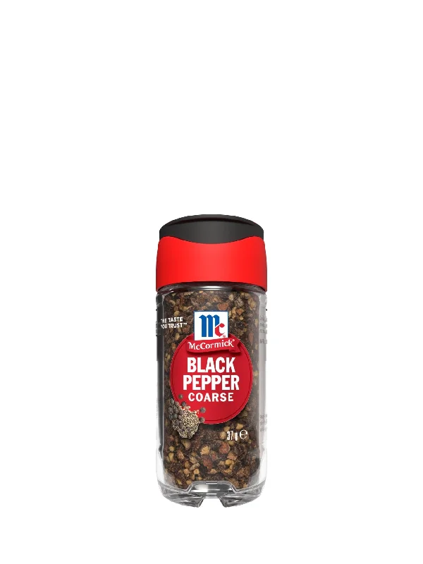 MCCORMICK BLACK PEPPER COARSE 37G