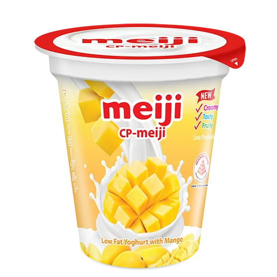 MEIJI LOW FAT YOGHURT W MANGO 135G