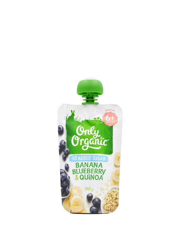 ONLY ORGANIC BANANA BLUEBERRY&QUINOA 120G