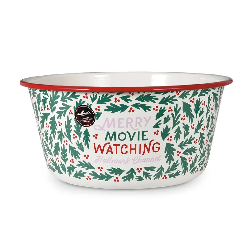 Hallmark : Hallmark Channel Merry Movie Watching Popcorn Bowl